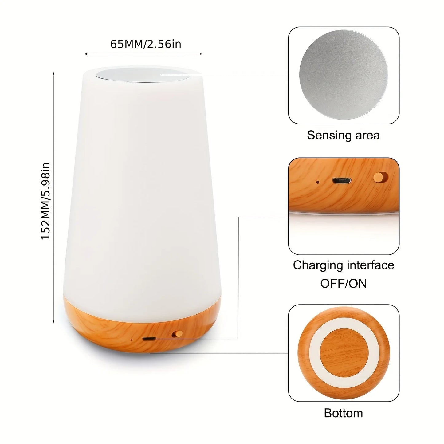 RGB Sunset Night Lamp - Touch & Remote Control Ambient Light