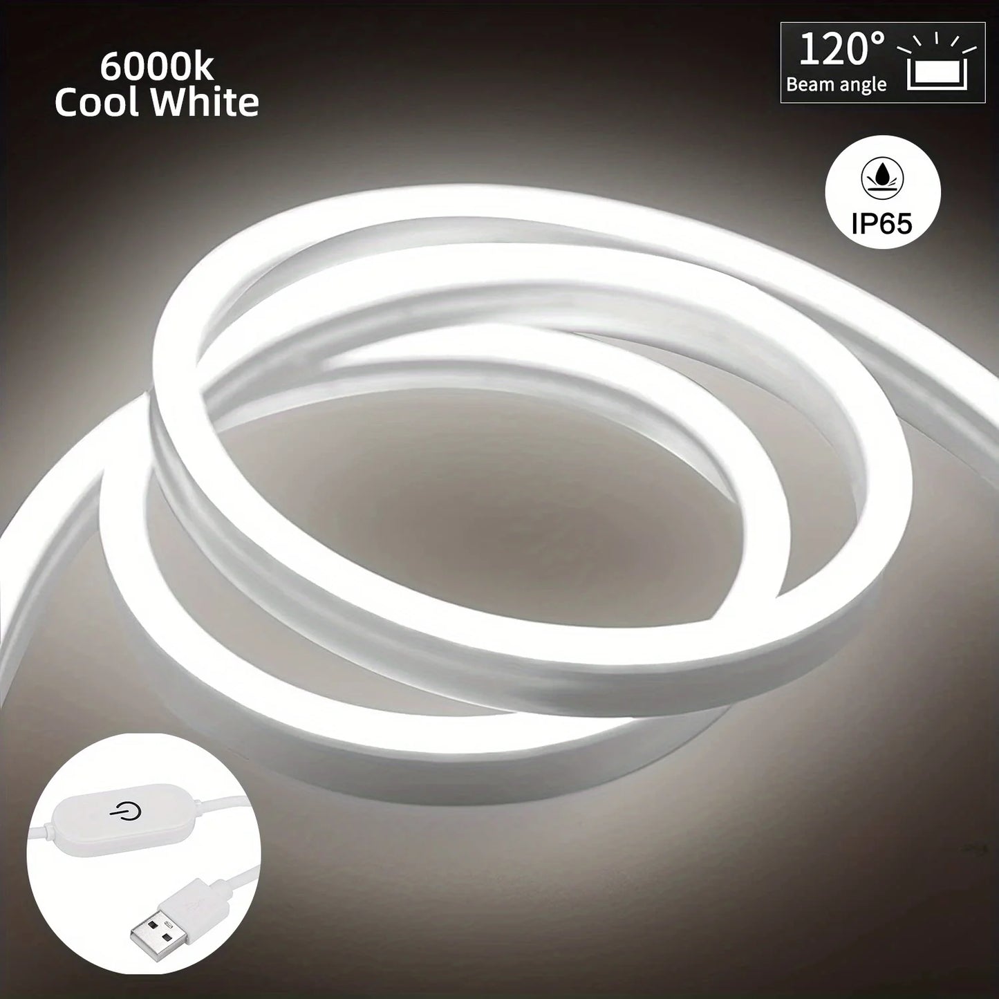 Flexible LED Neon Strip Light - USB Ambient Lighting