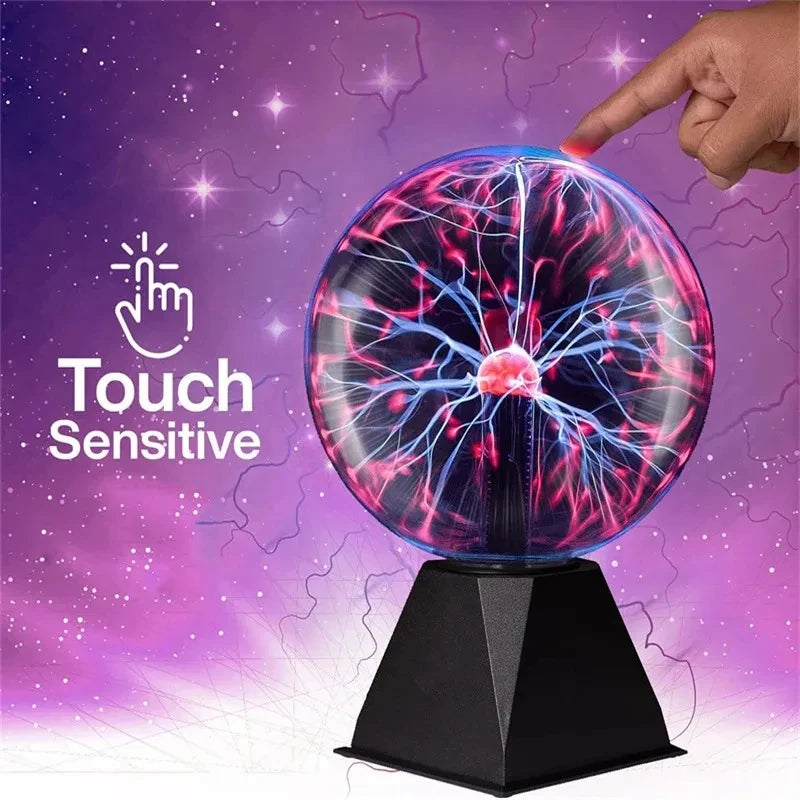 Magic Plasma Ball Lamp - Touch Sensitive LED Light