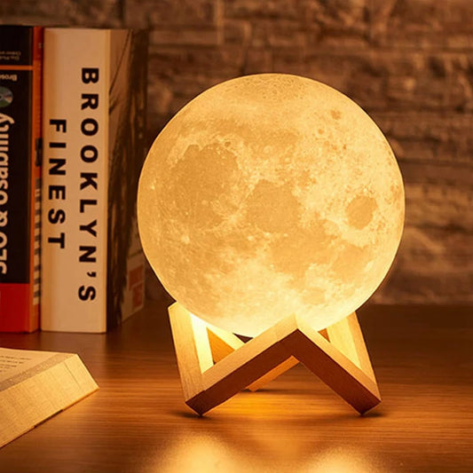 3D Moon Lamp - LED Galaxy Night Light