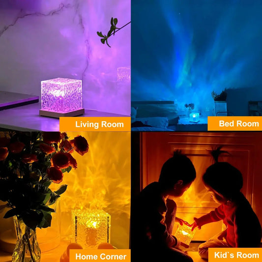 Ocean Wave Projector Lamp- RGB Ambient Night Light