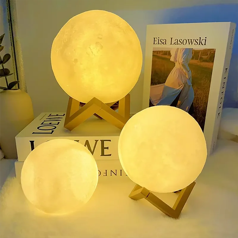 3D Moon Lamp - LED Galaxy Night Light