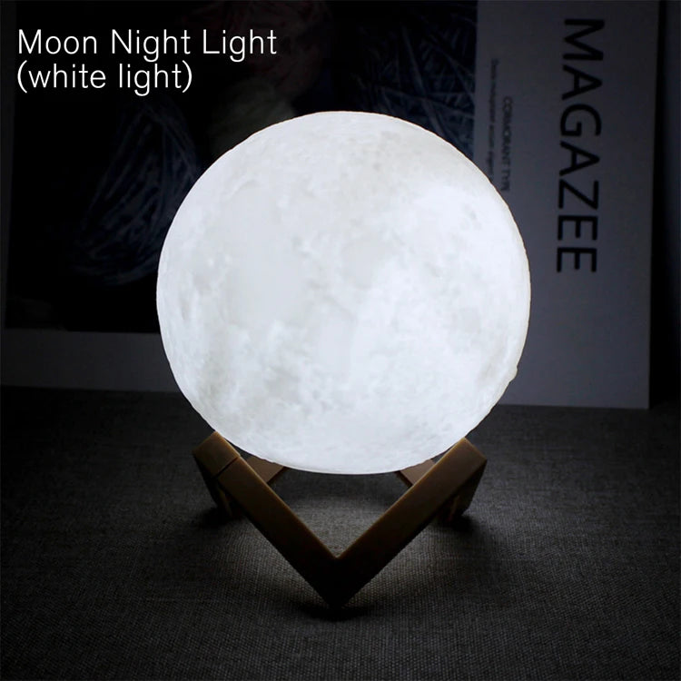 3D Moon Lamp - LED Galaxy Night Light