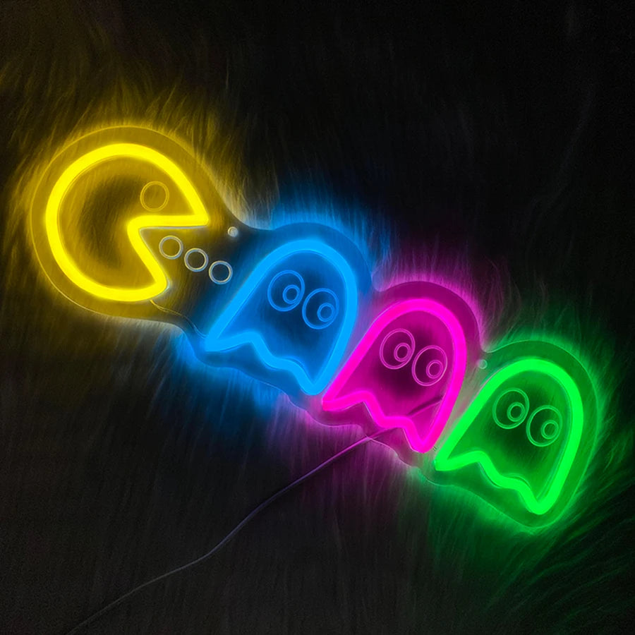 Game Neon Sign - LED Wall Light for Gaming Room