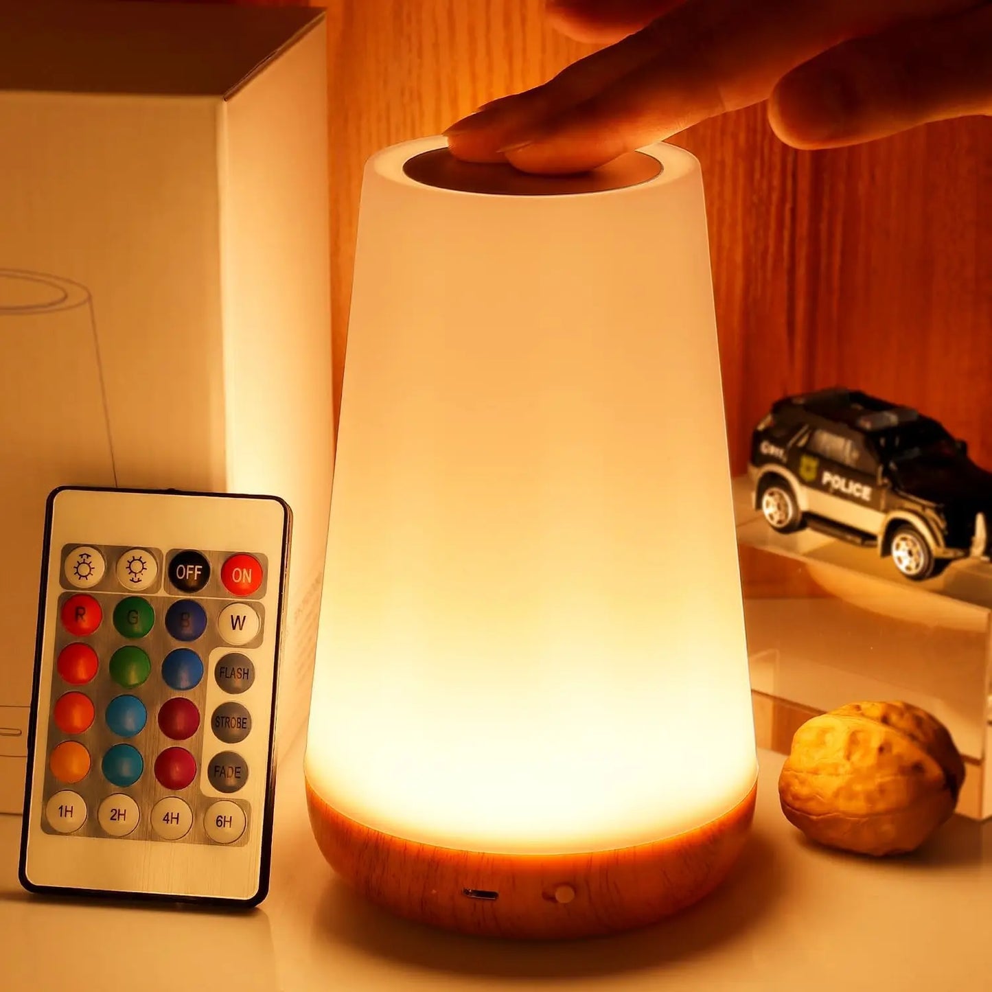 RGB Sunset Night Lamp - Touch & Remote Control Ambient Light