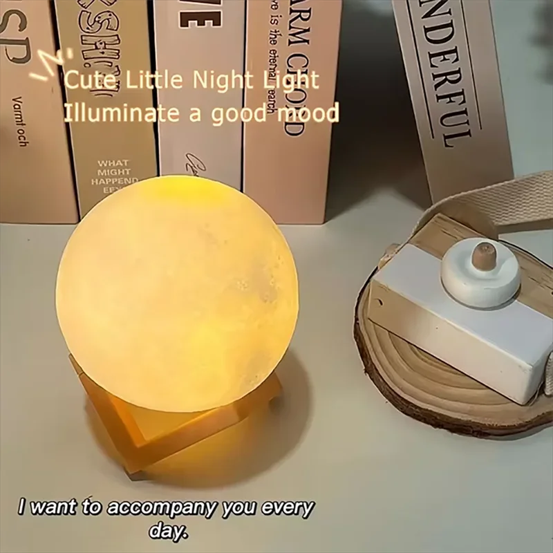 3D Moon Lamp - LED Galaxy Night Light
