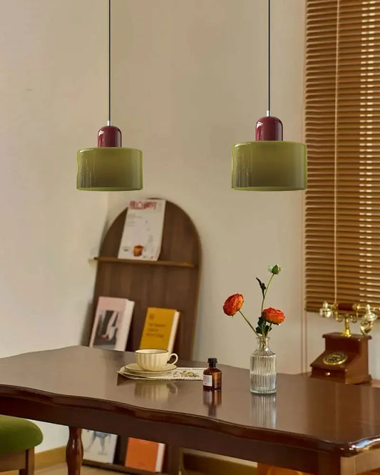 Vintage Glas Hängelampe