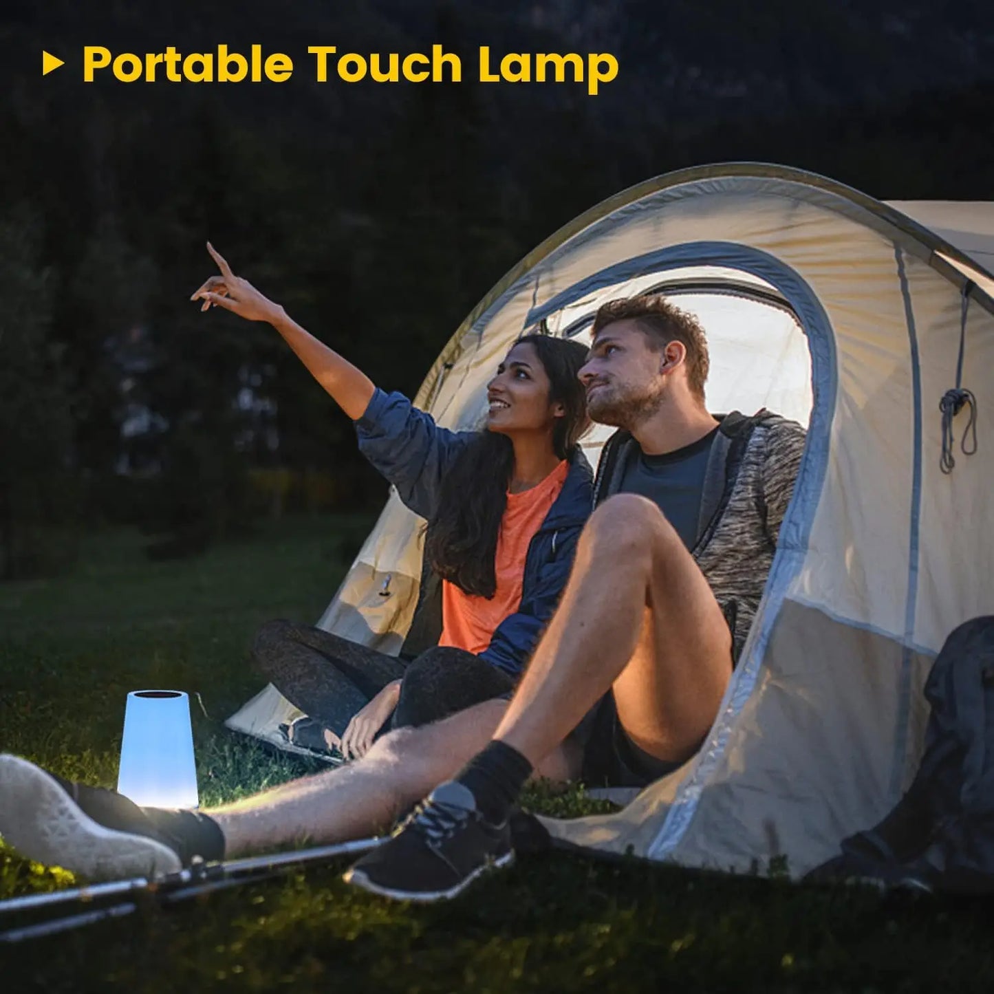 RGB Sunset Night Lamp - Touch & Remote Control Ambient Light