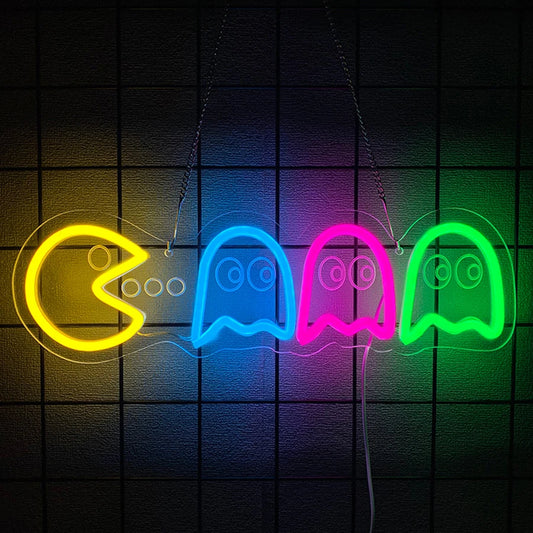 Game Neon Sign - LED Wall Light for Gaming Room