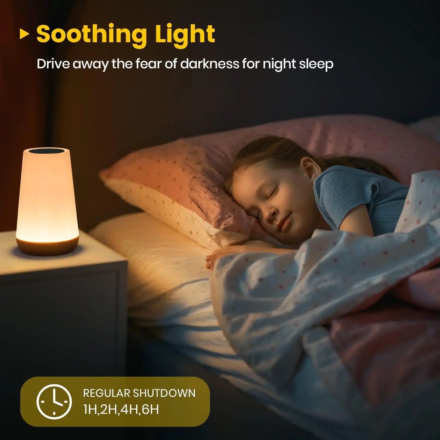 RGB Sunset Night Lamp - Touch & Remote Control Ambient Light